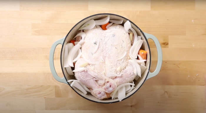 Roast a whole chicken